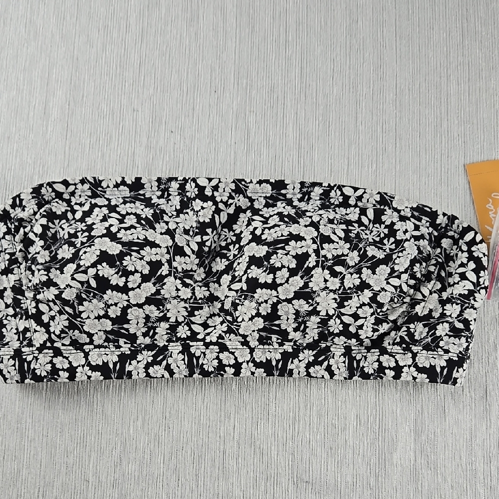 Kona Sol Black and White Floral Headband‎